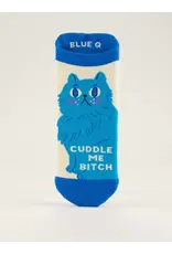 Blue Q Cuddle Me Bitch Sneaker Socks