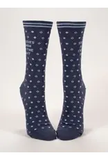 Blue Q Studies Show I'm The Shit Crew Socks