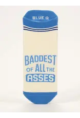 Blue Q Baddest Of All The Asses Sneaker Socks