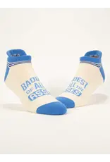 Blue Q Baddest Of All The Asses Sneaker Socks
