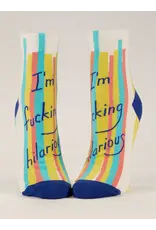 Blue Q I'm Fucking Hilarious Ankle Socks