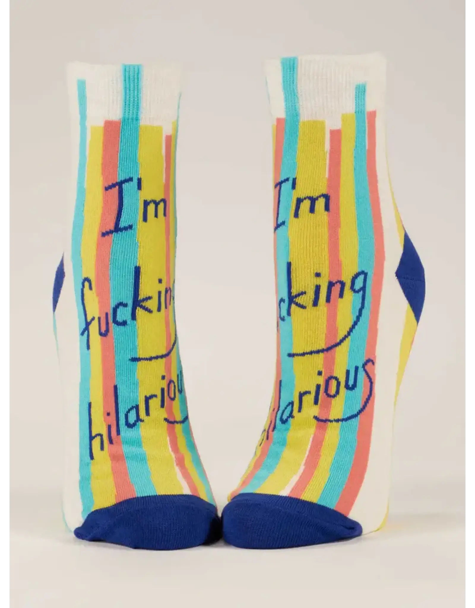 Blue Q I'm Fucking Hilarious Ankle Socks