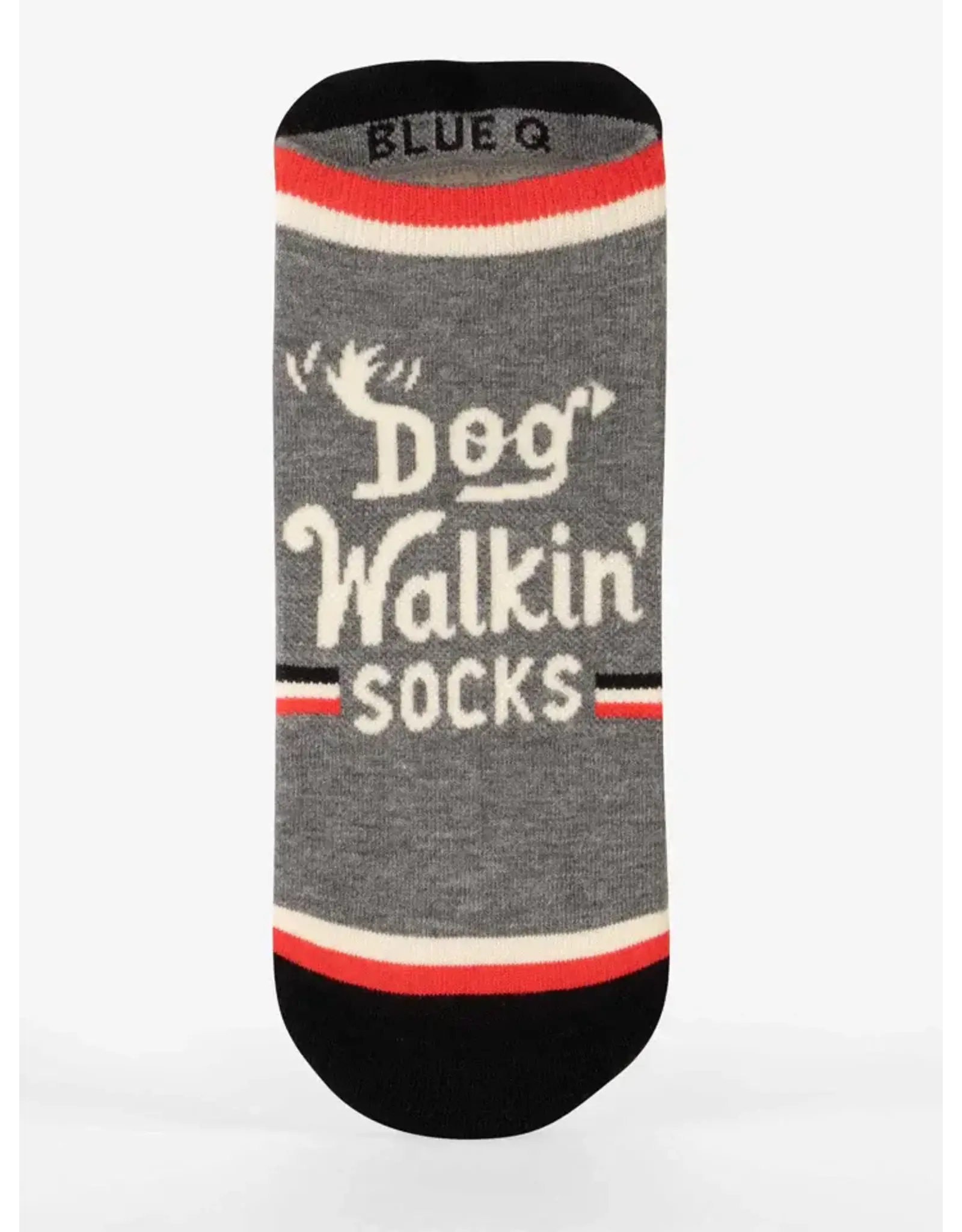 Blue Q Dog Walkin' Sneaker Socks