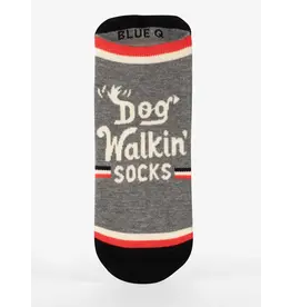 Blue Q Dog Walkin' Sneaker Socks