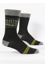 Blue Q Selective Hearing Socks