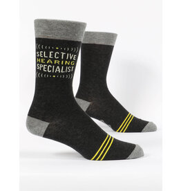 Blue Q Selective Hearing Socks