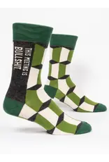 Blue Q This Meeting Is Bullshit Mens Crew Socks