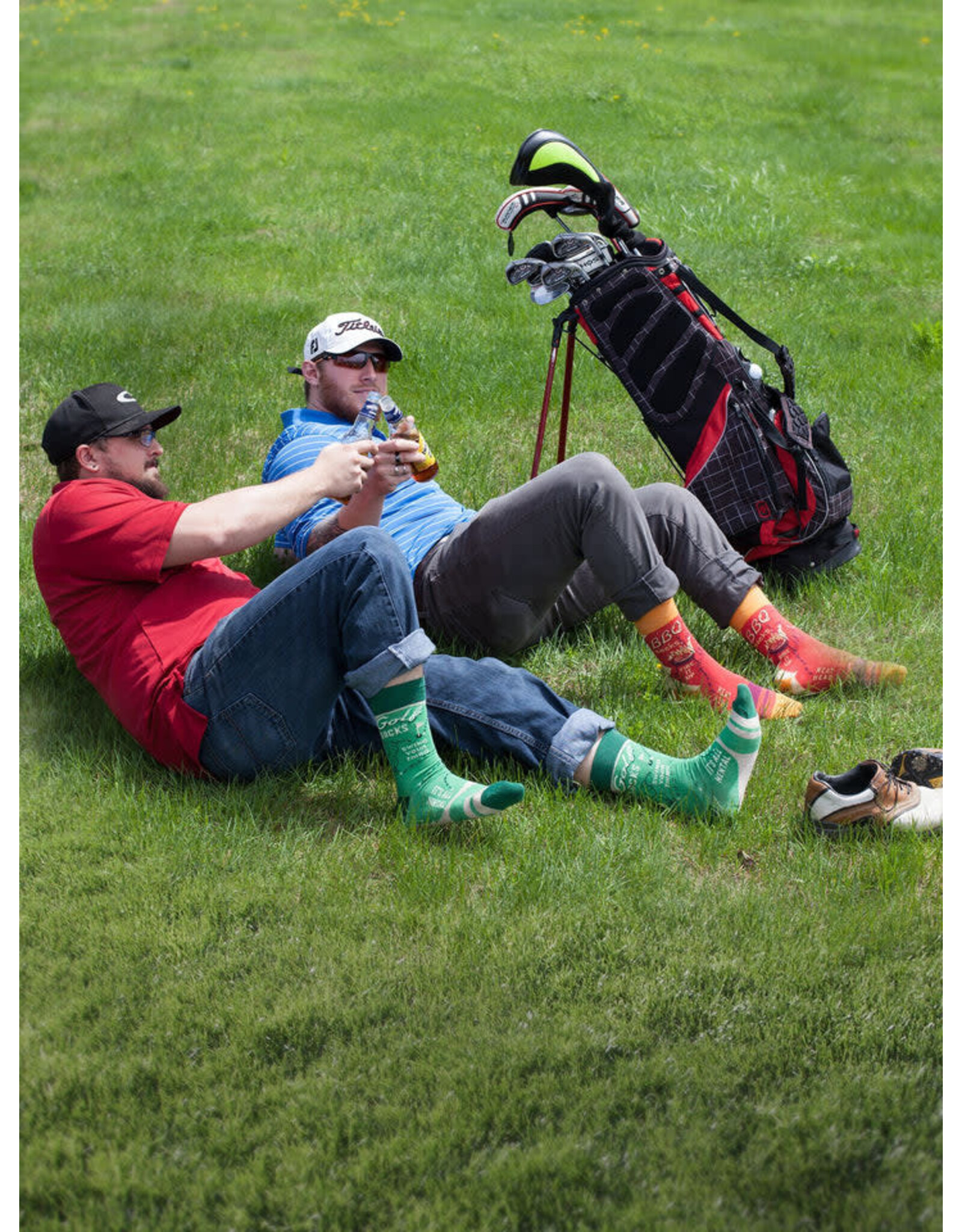 Blue Q Golf Mens Crew Socks