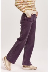 Dear John Denim Dear John Holly High Rise Straight Jeans Purple Plum