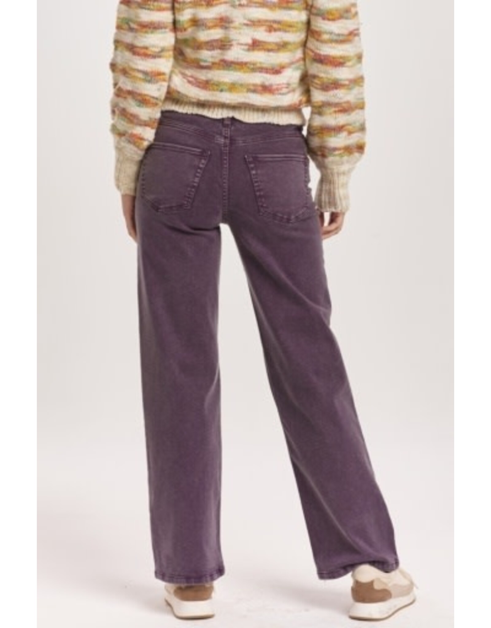 Dear John Denim Dear John Holly High Rise Straight Jeans Purple Plum