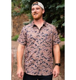 Burlebo Burlebo Performance Button Up  Gauge Camo