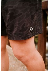 Burlebo Burlebo Athletic Short - Black Camo - Black Liner 7"