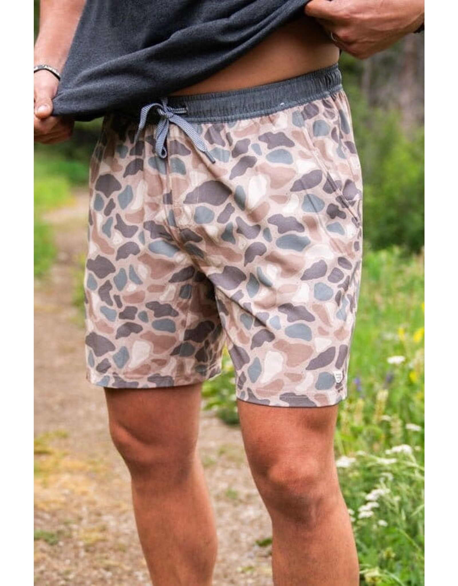 Burlebo Burlebo Athletic Short - Pintail Camo - Grey Liner