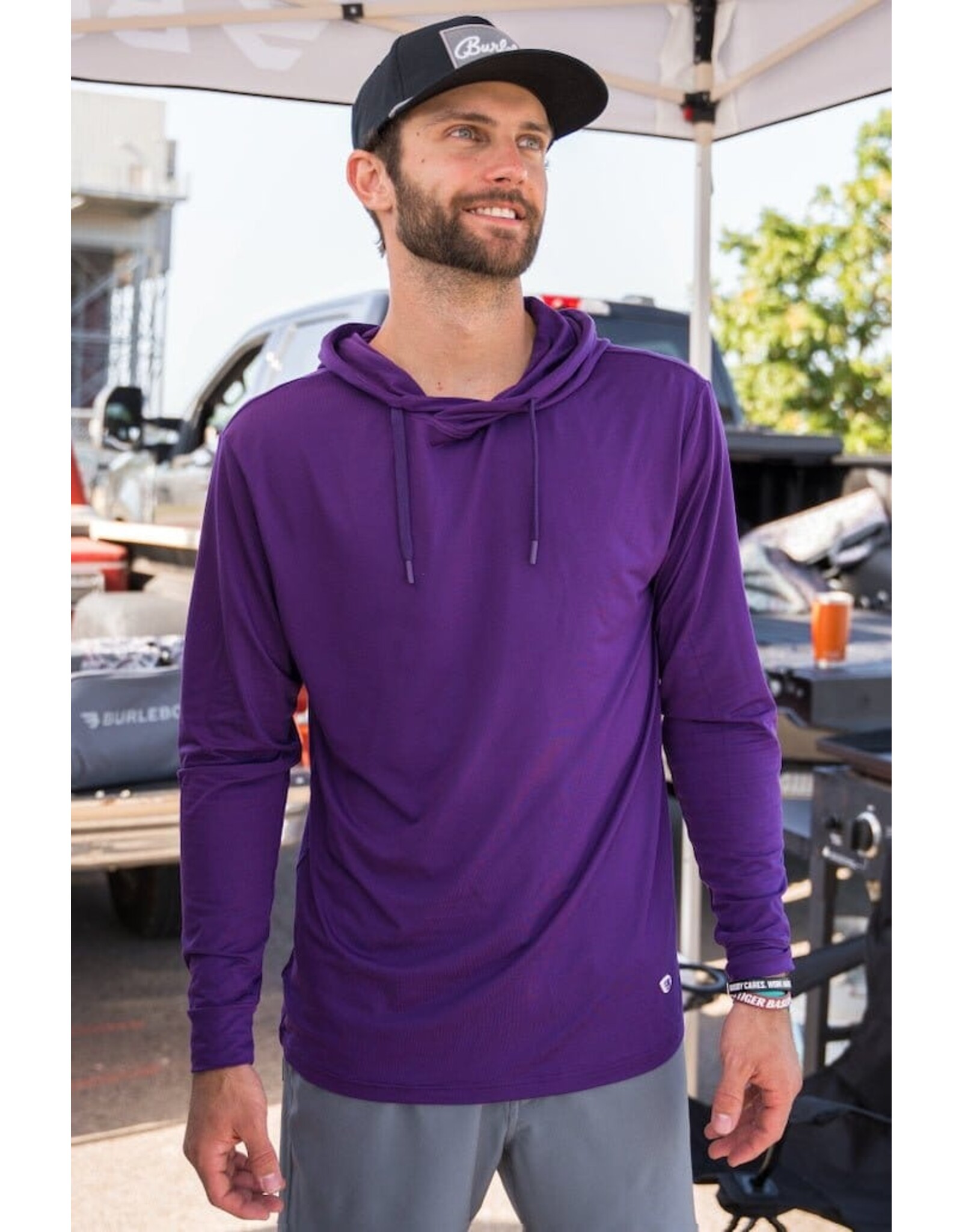 Burlebo Burlebo Performance Hoodie - Purple