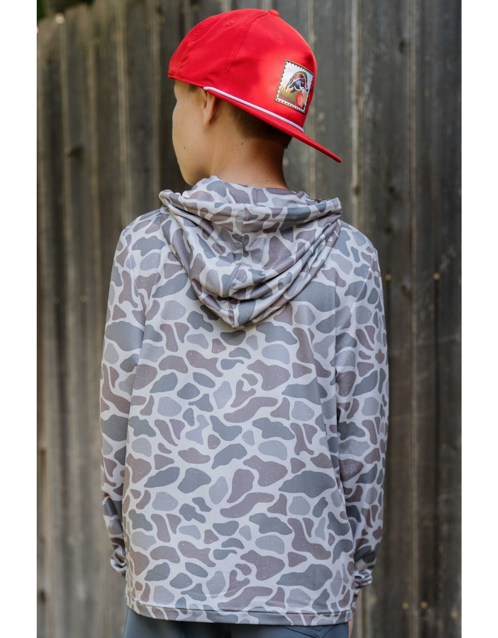 Burlebo Burlebo Youth Performance Hoodie - Classic Deer Camo