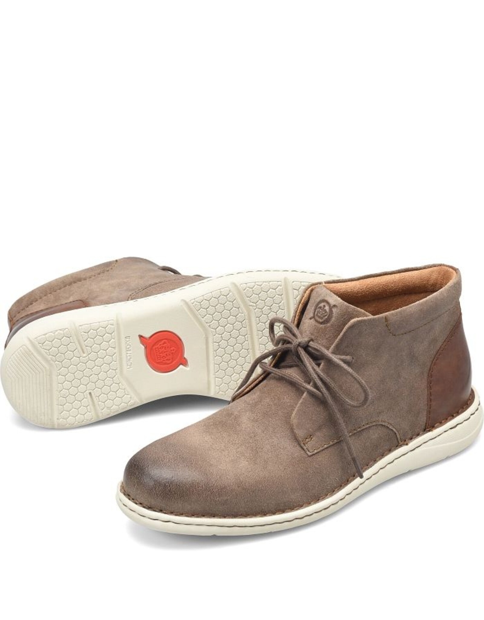 Born Born Theo Chukka Boot Taupe/Brown Combo