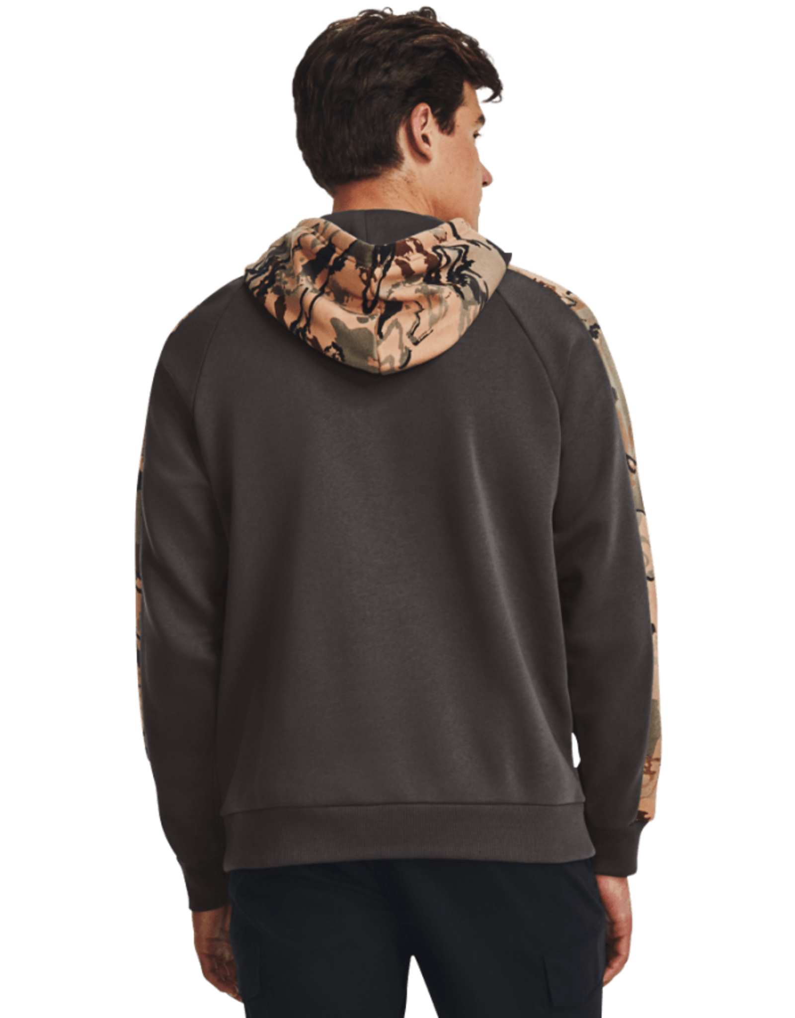 Under Armour Under Armour Mens Rival Fleece Camo Blocked Hoodie