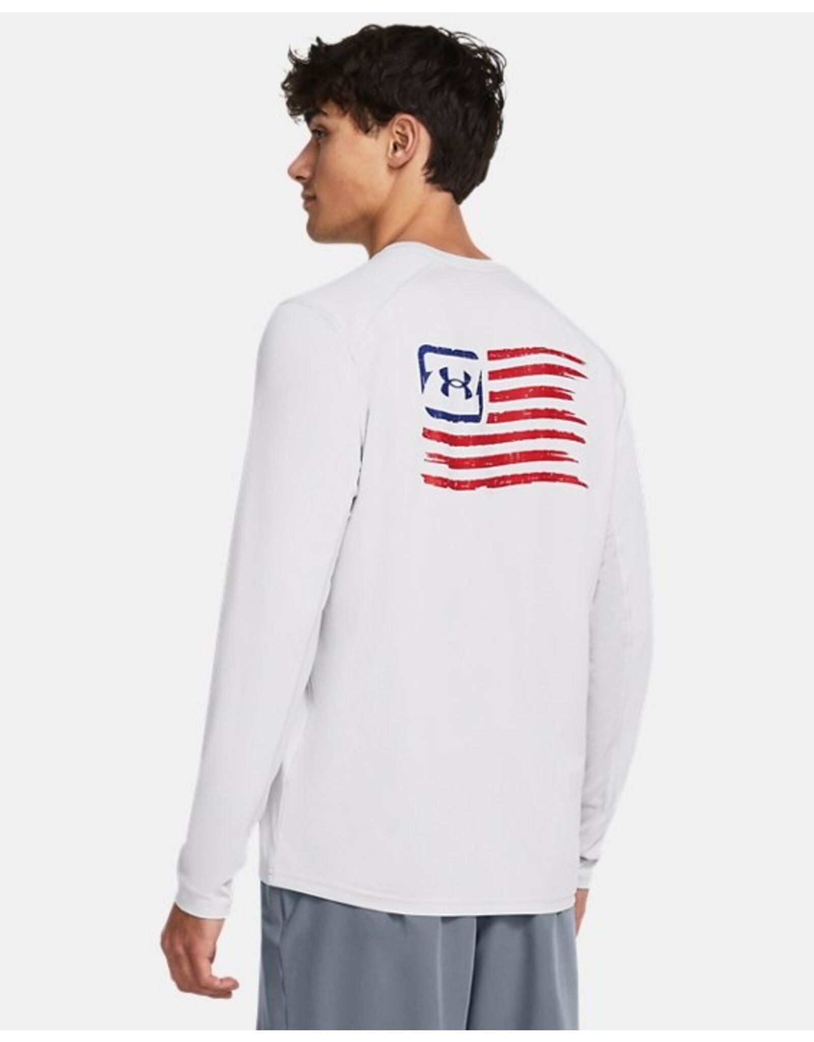 Under Armour Under Armour Mens Fish Pro Freedom Back Graphic Long Sleeve