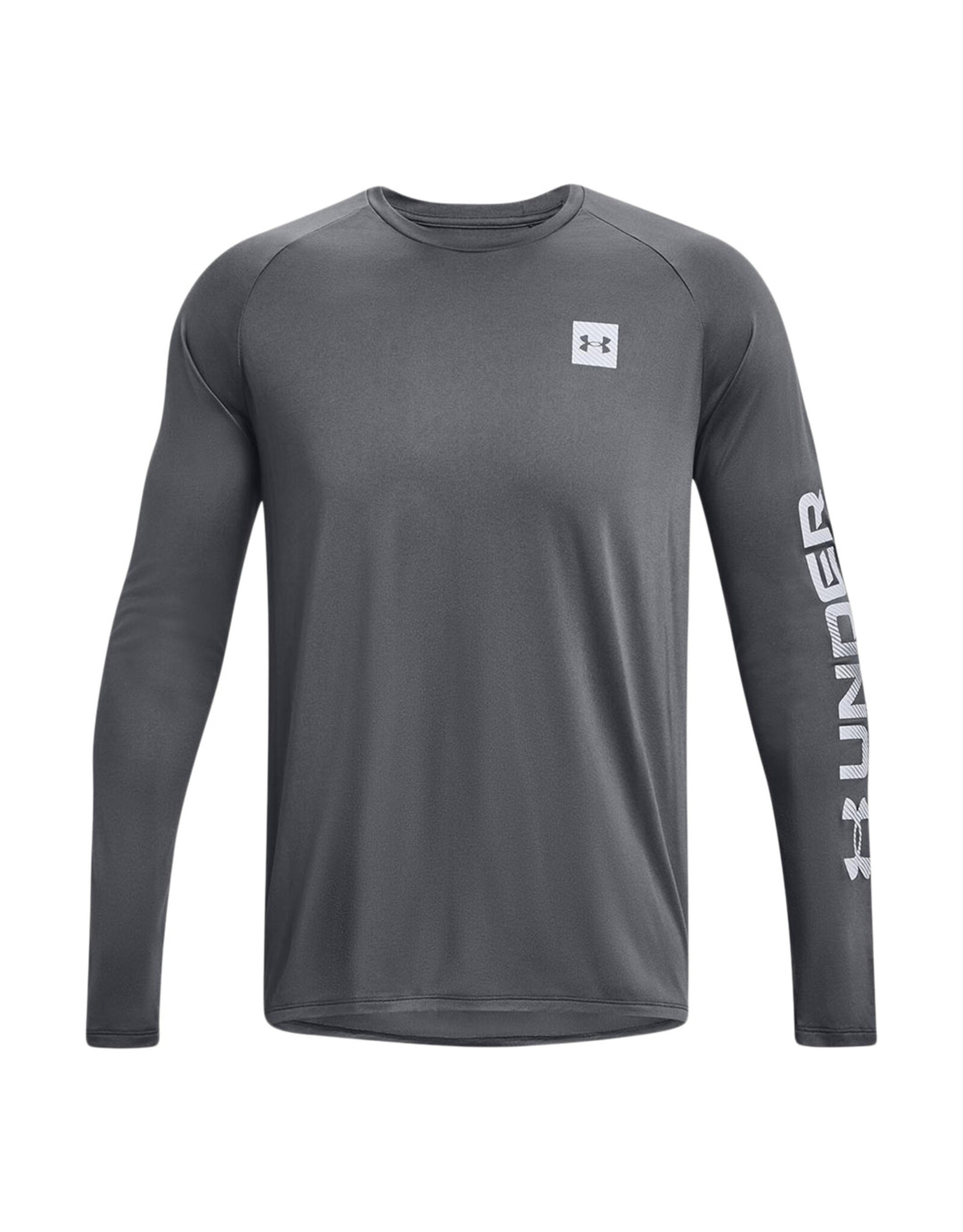 Under Armour Under Armour Mens Tech Print Fill Long Sleeve Tee