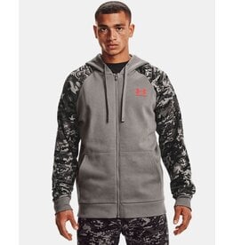 Under Armour Under Armour Mens Rival Fleece Camo Script Full Zip