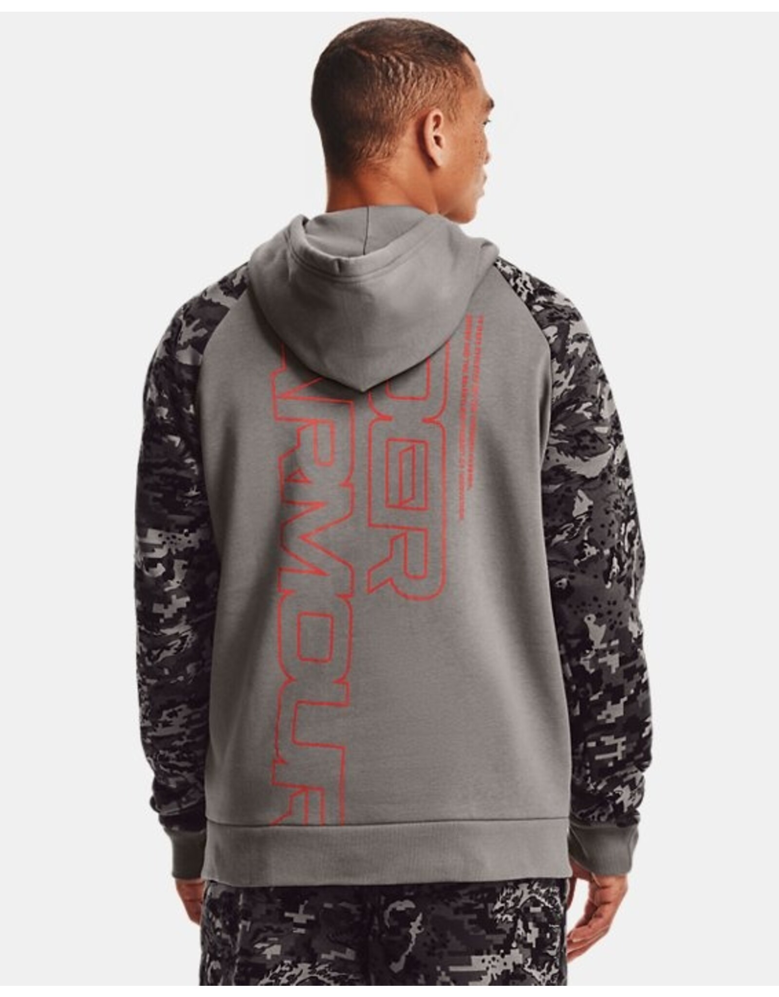 Under Armour Under Armour Mens Rival Fleece Camo Script Full Zip