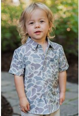 Burlebo Burlebo Youth Performance Button Up - Classic Deer Camo