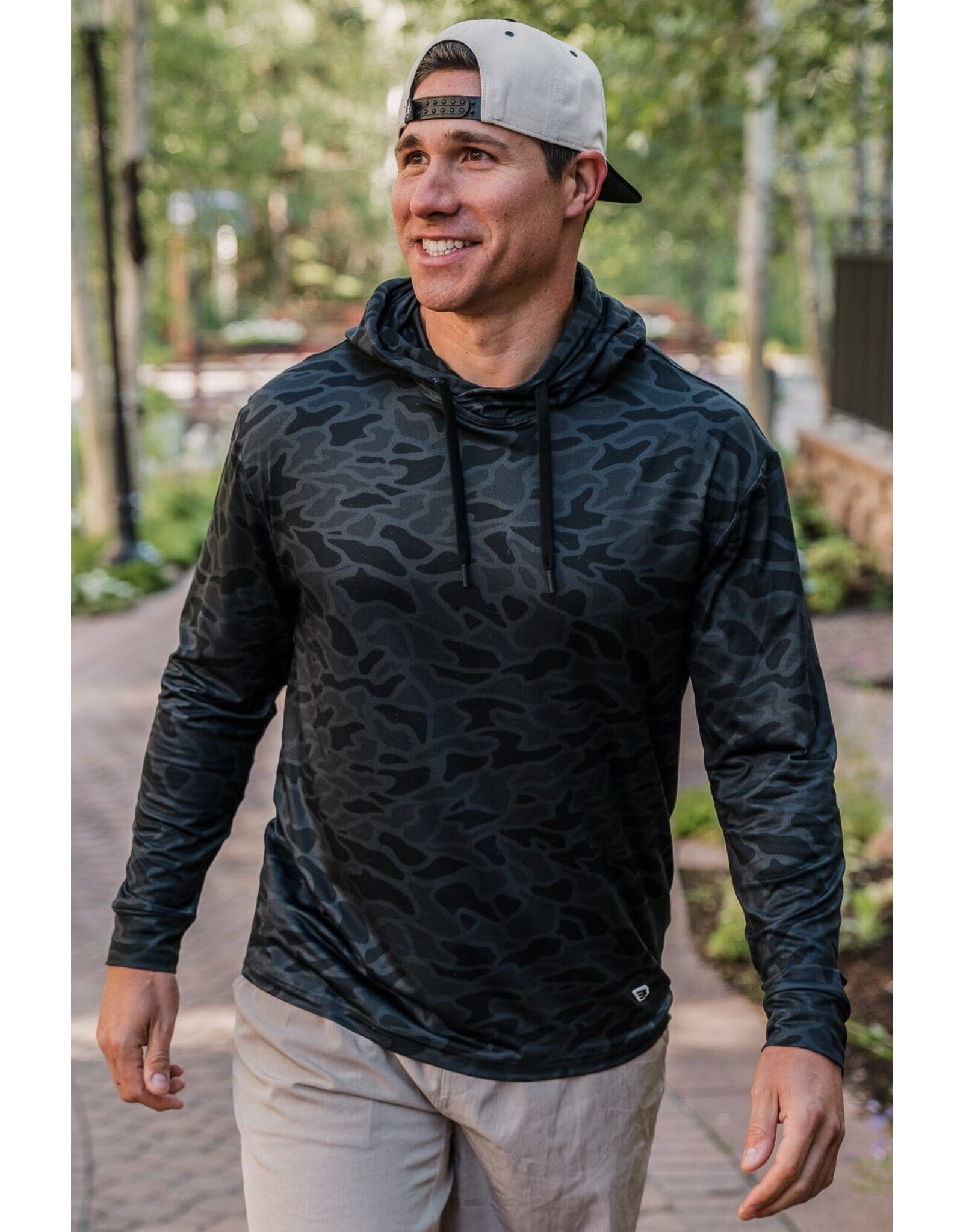 Burlebo Burlebo Performance Hoodie - Black Camo