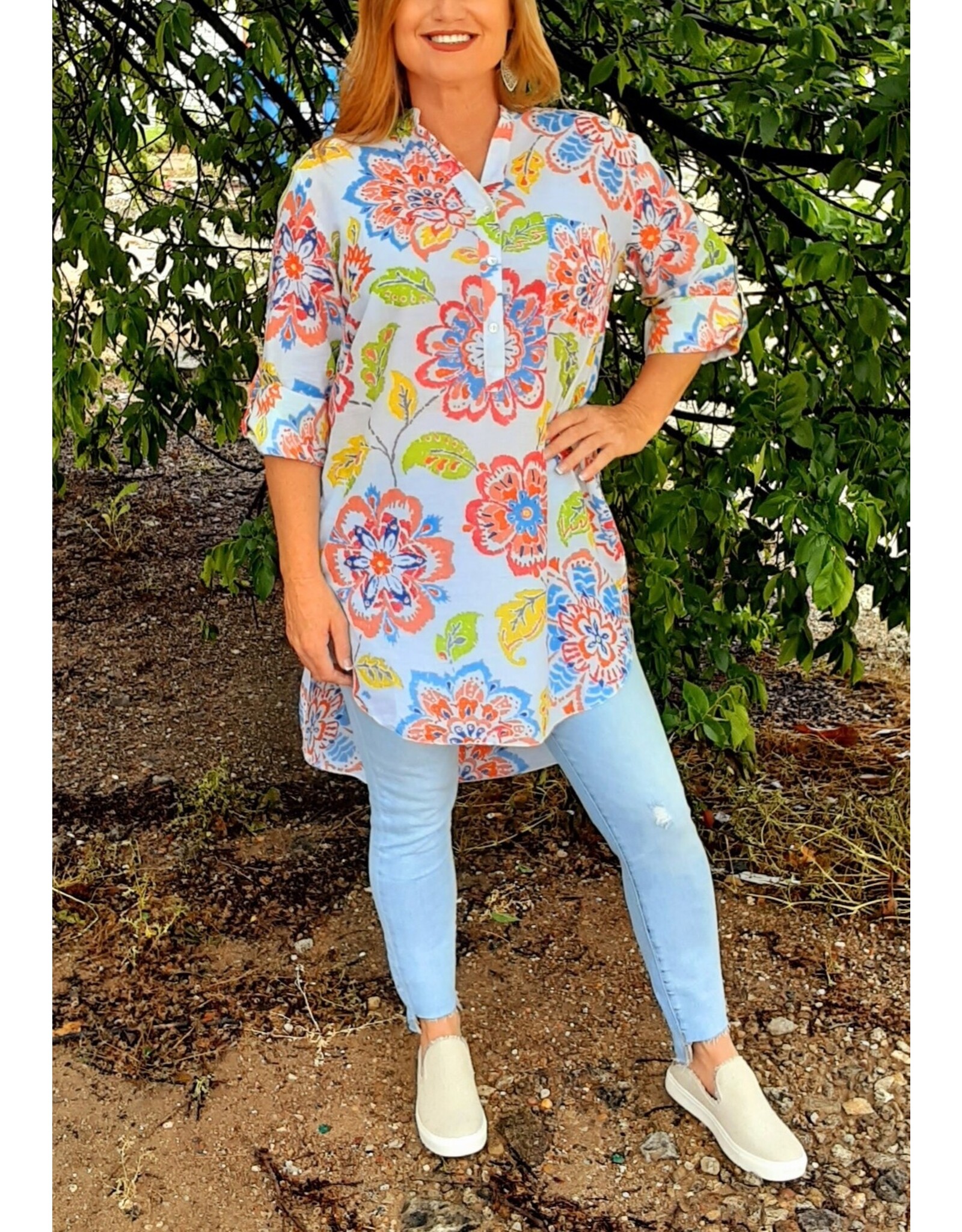 Multi Seychelles Relaxed Fit Tunic