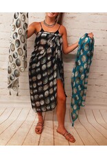 Fringe Scarves FringeShawl/Swim Wrap-Black Fringe Scarves FringeShawl/Swim Wrap-Black