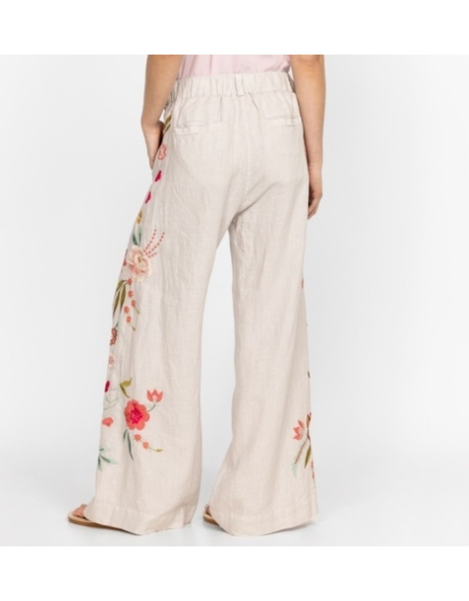 Johnny Was Johnny Was Joya Wide Leg Linen Pant