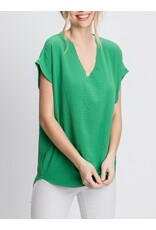 Olivia Sleeveless V-Neck Top