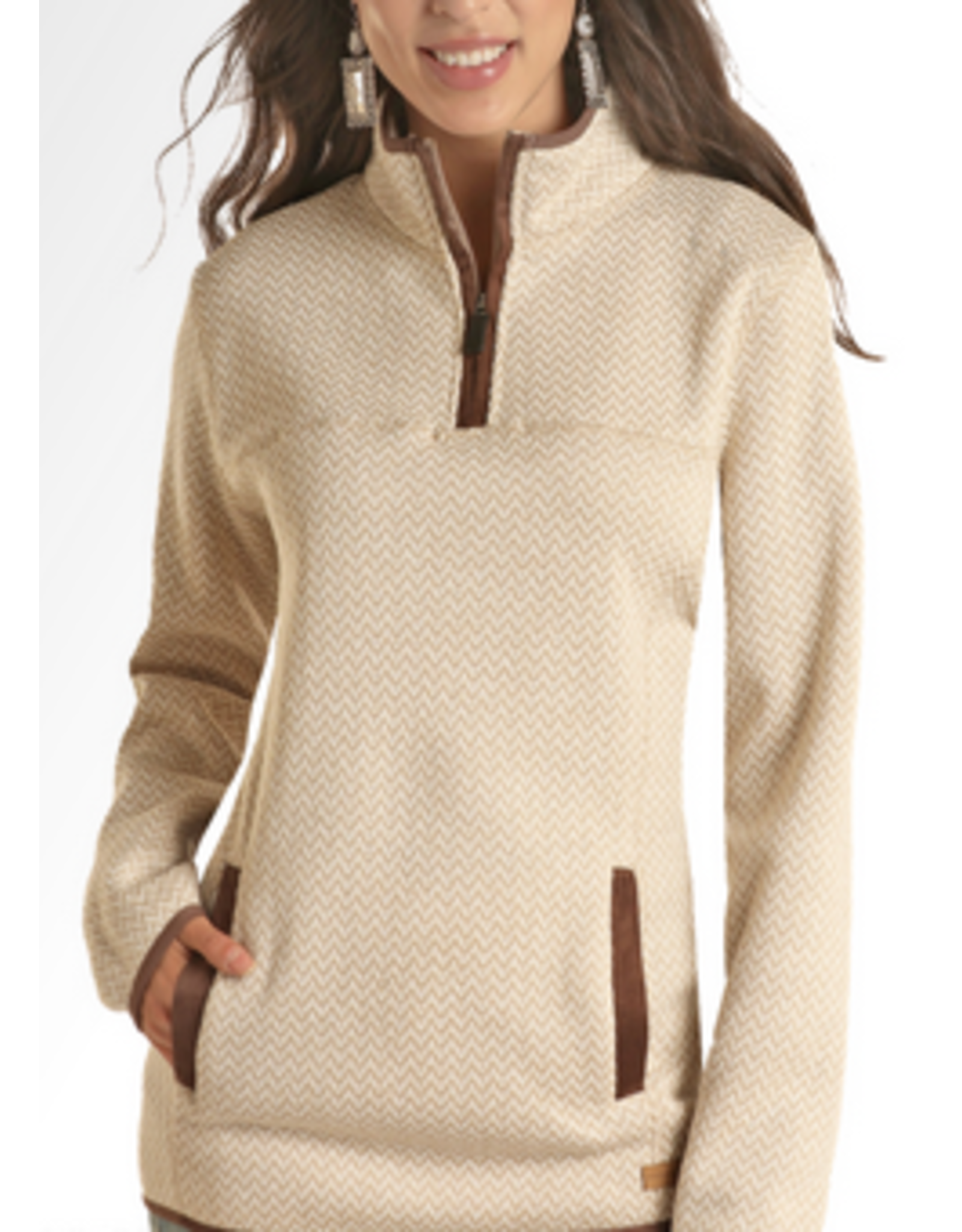 Powder River Outfitters Powder River Melange Henley Pullover