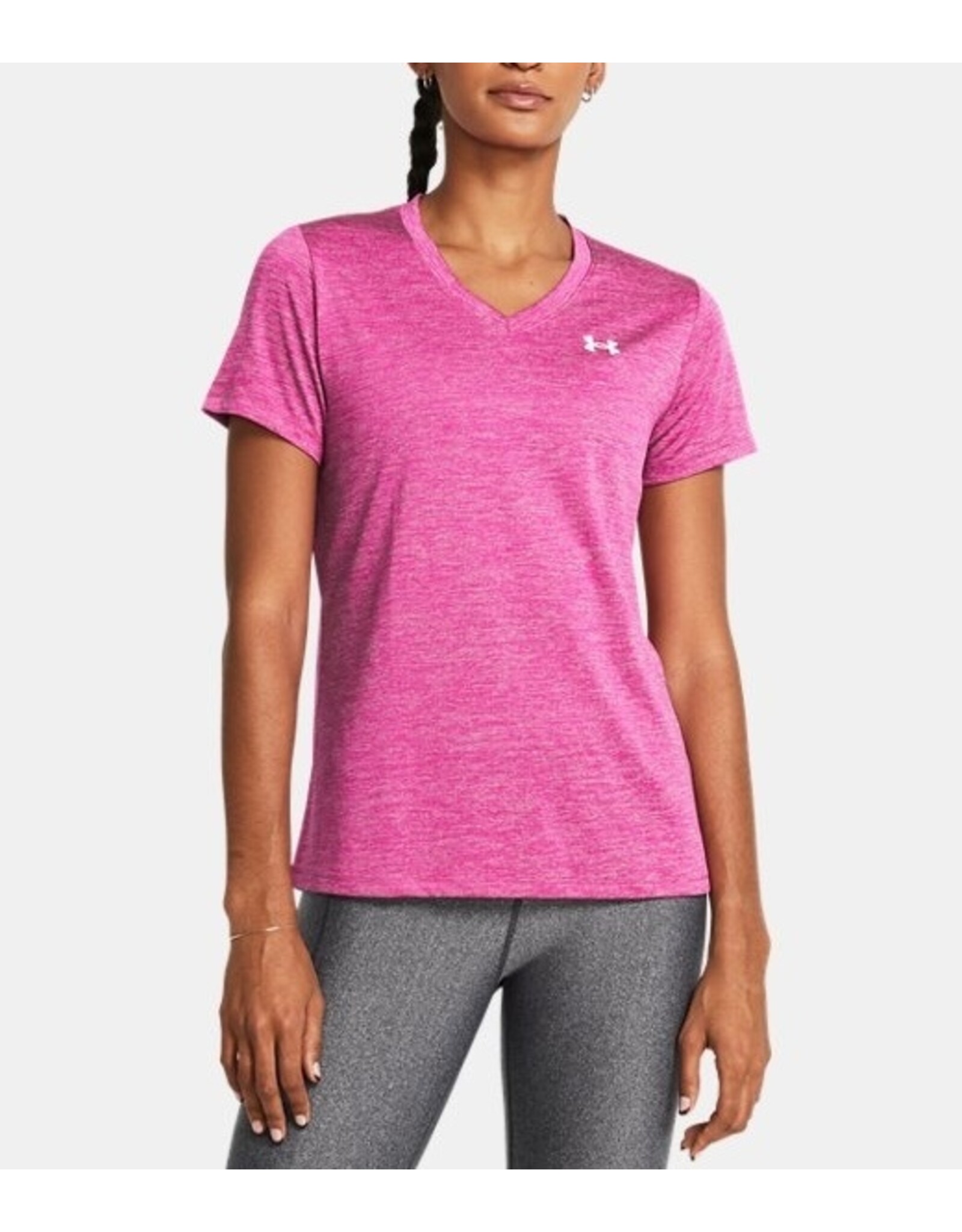 Under Armour Under Armour Womens Tech Twist V-Neck Short Sleeve