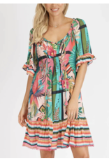 Jamison Shirred Dress