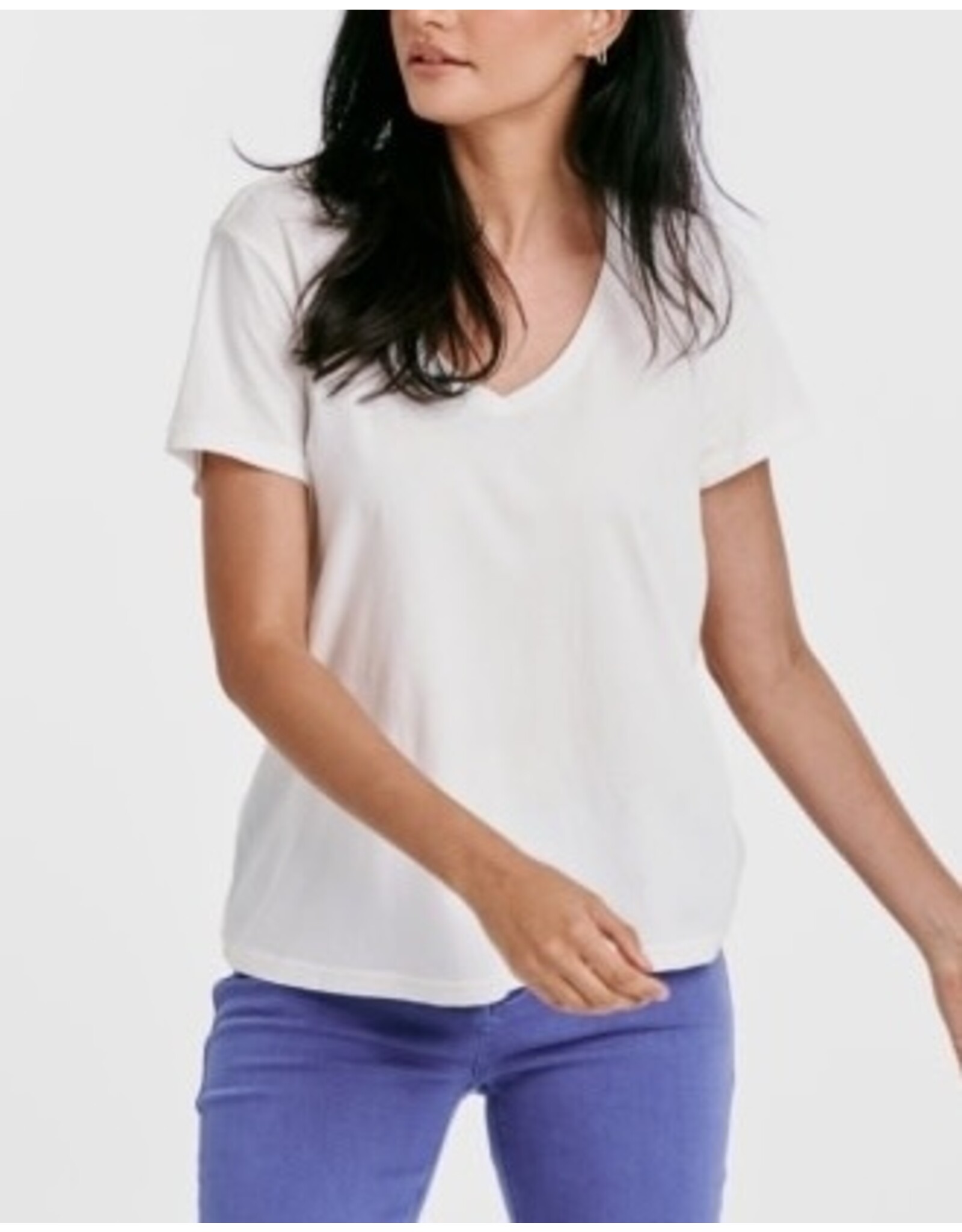 Dear John Denim Dear John Madelyn Tee - White