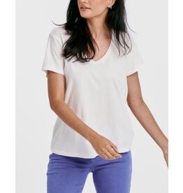 Dear John Denim Dear John Madelyn Tee - White