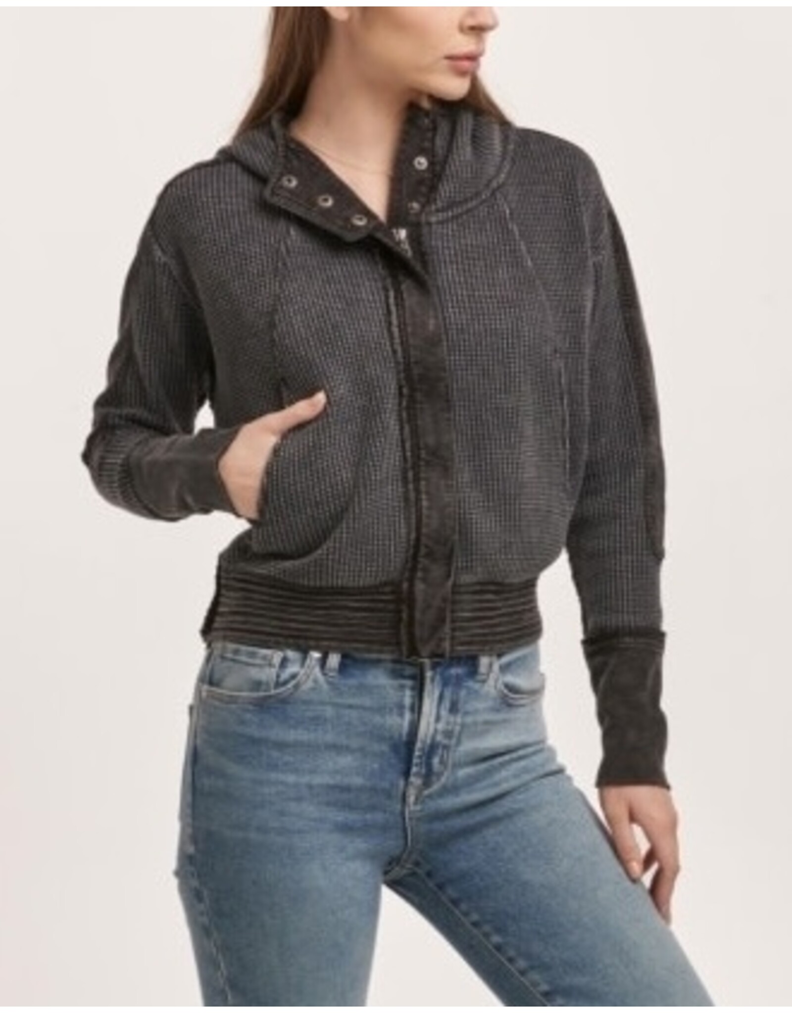 Dear John Denim Dear John Carly Zip Up Long Sleeve Jacket