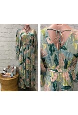 Aviana Tropical Print Dress