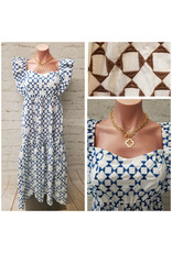 Bethany Embroidered Tiered Dress