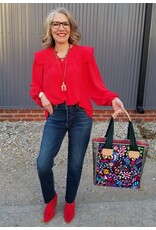 Kimberly Solid Top with Split Neck