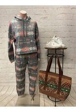 Rock & Roll Denim Rock & Roll Denim  Women Aztec Print Hoodie Rock & Roll Denim Rock & Roll Denim  Women Aztec Print Hoodie