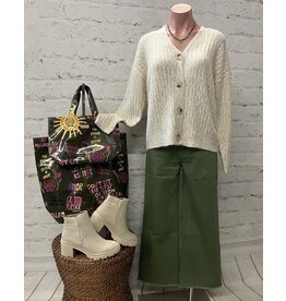 Ginerva Marled Yarn Button Down Cardigan