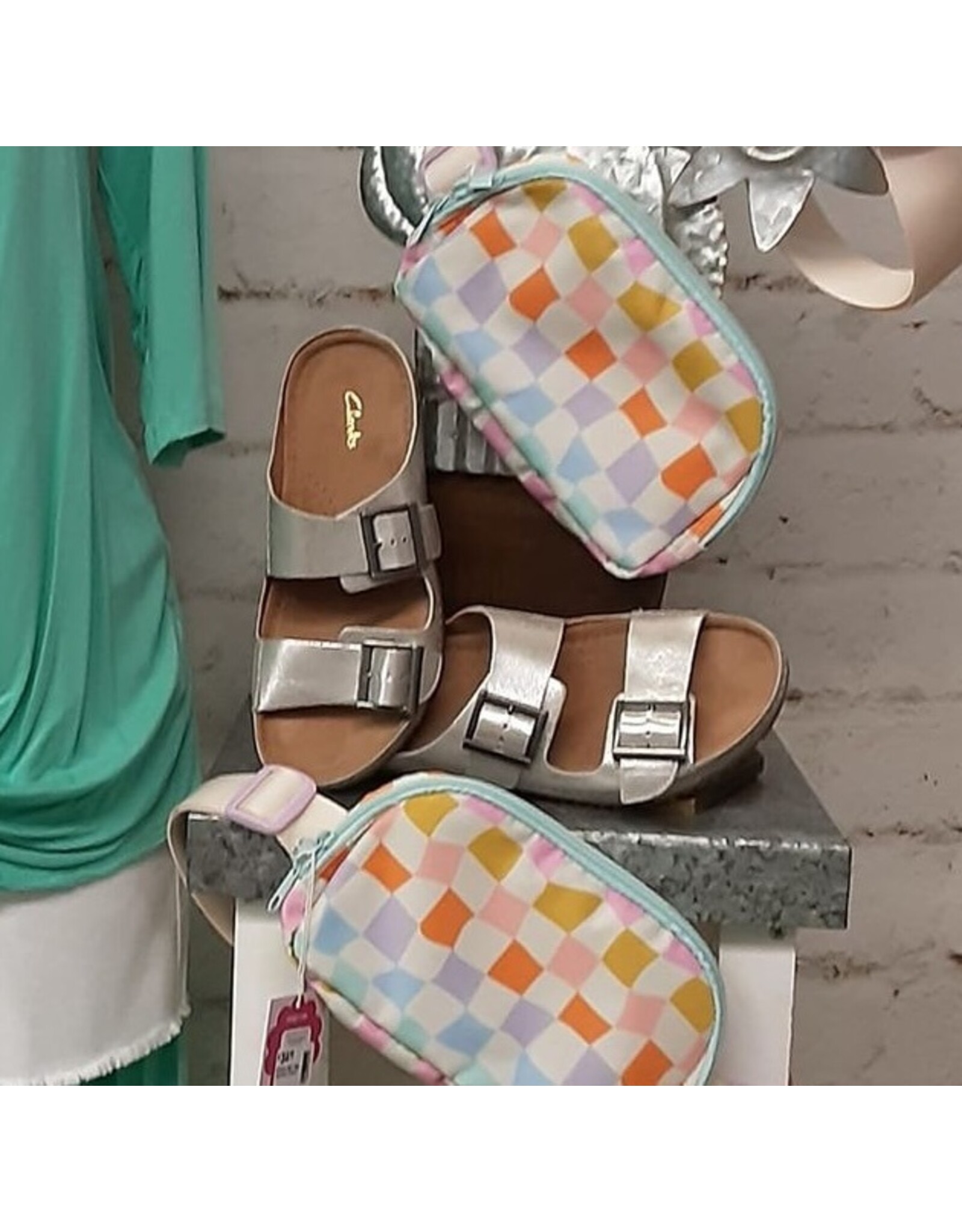 Clarks Clarks Brookleigh Sun Silver Leather