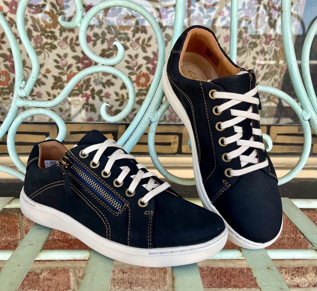 Clarks high quality navy nubuck