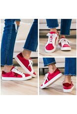 Corkys Corkys Supernova Metallic Red Sneaker