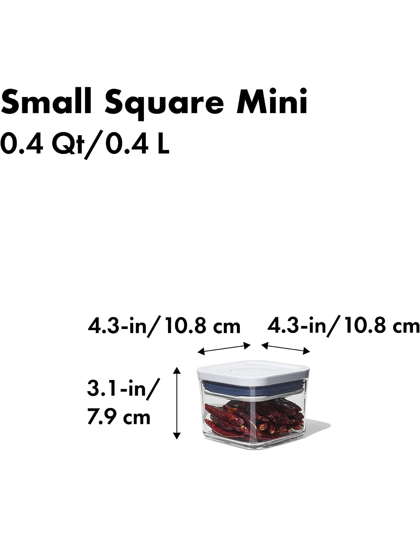 OXO OXO Pop Container-Mini Square 0.2 Qt.