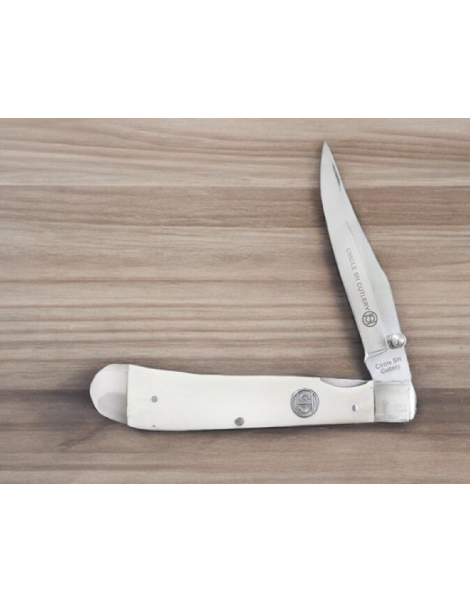 Natural Bone Knife With Clip