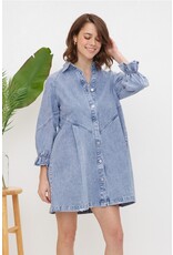 Gianna Washed Denim Shirt Dress