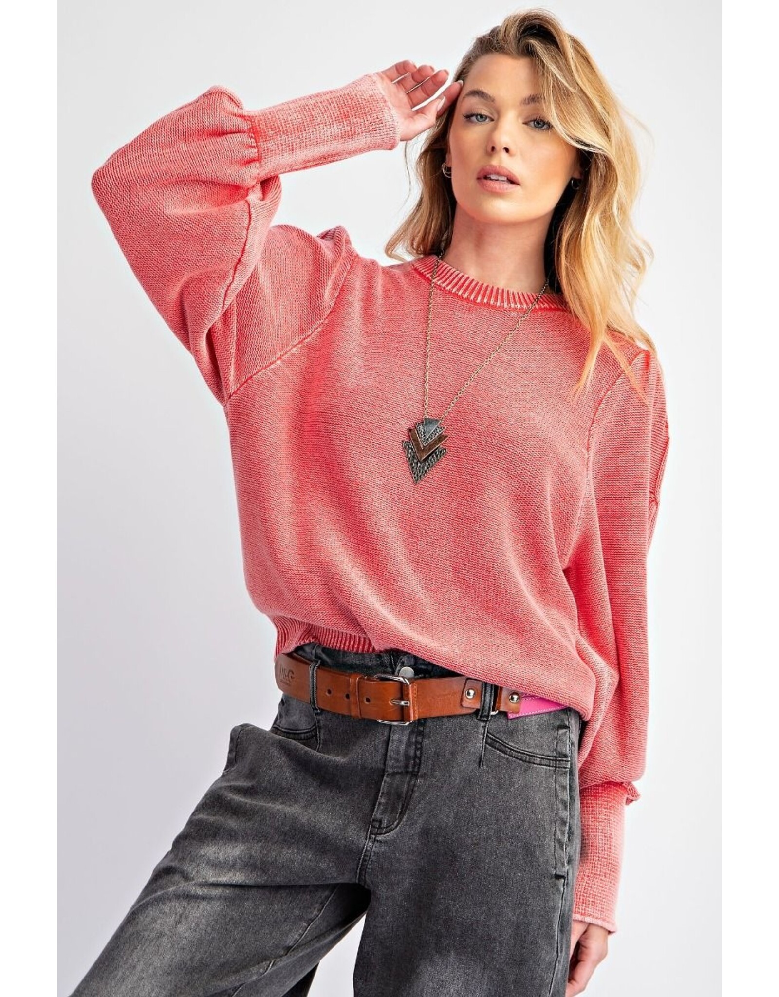 Georgina Bubble Sleeve Sweater