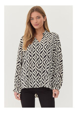 Gracelyn Geometric Print Top